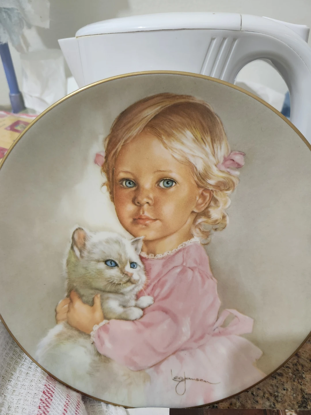 Kern Collectibles 'Kathie' Limited Edition Plate by Leo Jansen - photo 2