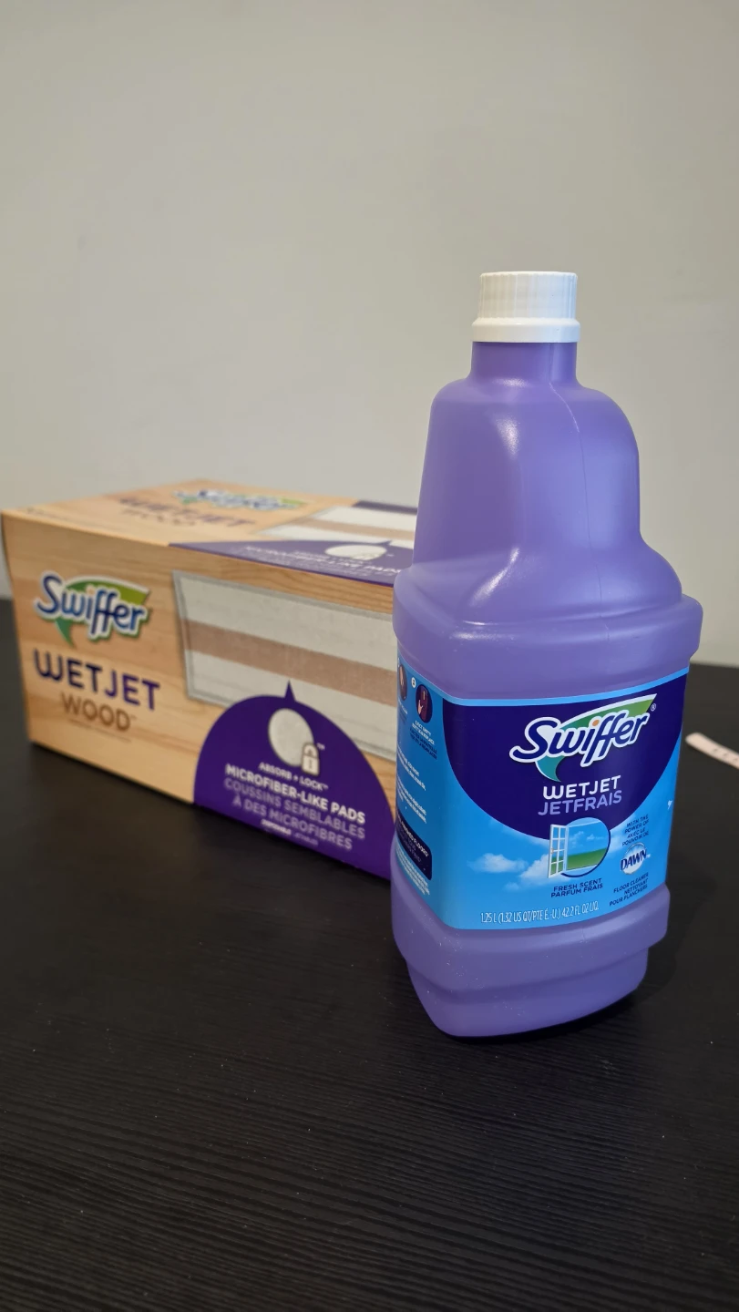 Swiffer WetJet Wood Floor Cleaner & Microfiber Pads