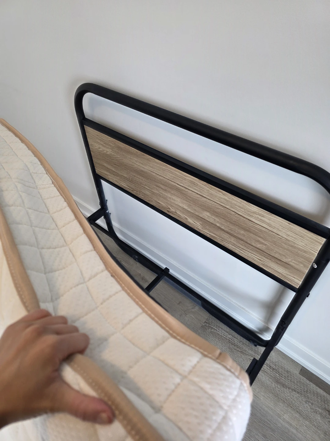 Single bed frame + mattress for sale - photo 4