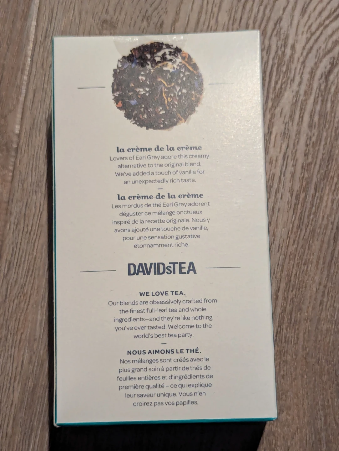 David's Tea Organic Cream of Earl Grey - photo 2
