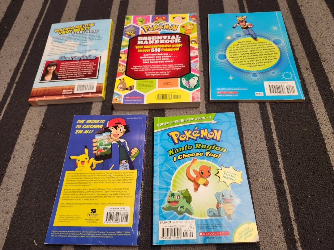 5+1 Pokemon Books - Essential Handbook, Field Guide, etc - photo 2