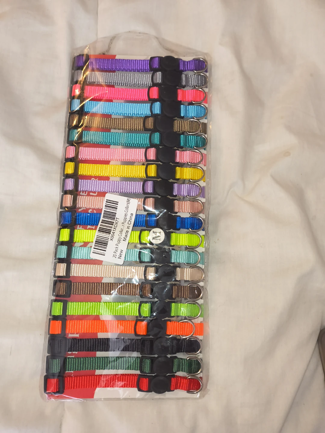 20 Pack Puppy Collars (Size M)