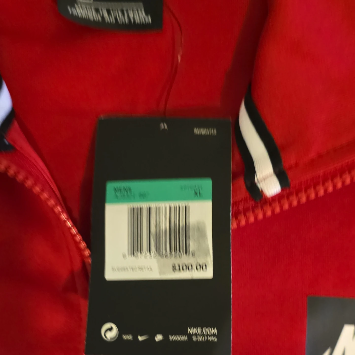 Nike Air Track Jacket Red XL - photo 3
