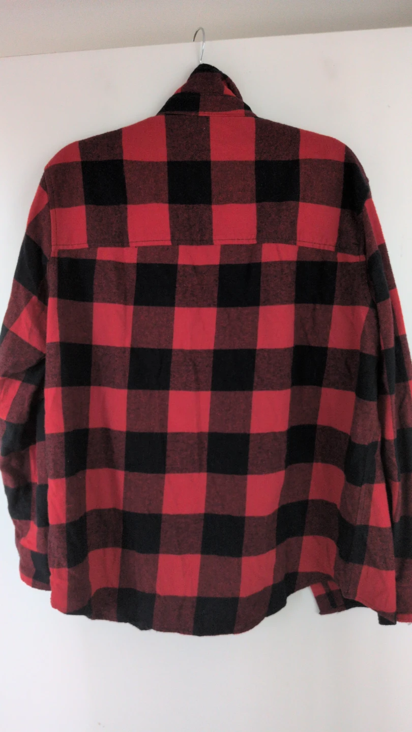 H&M Checkered Red & Black Shirt - photo 2