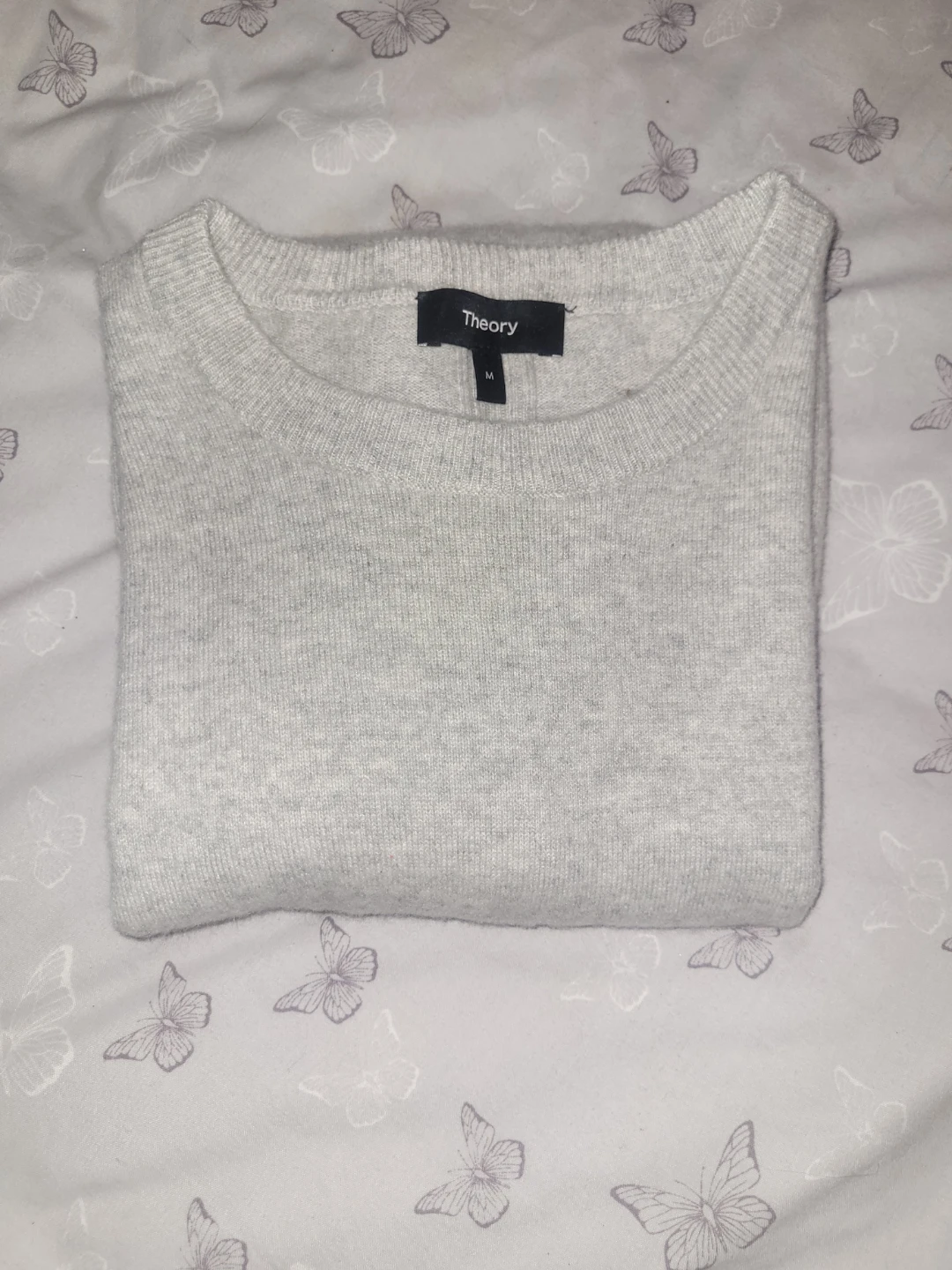 Theory Crew Neck Sweater - Grey - Size M - photo 2