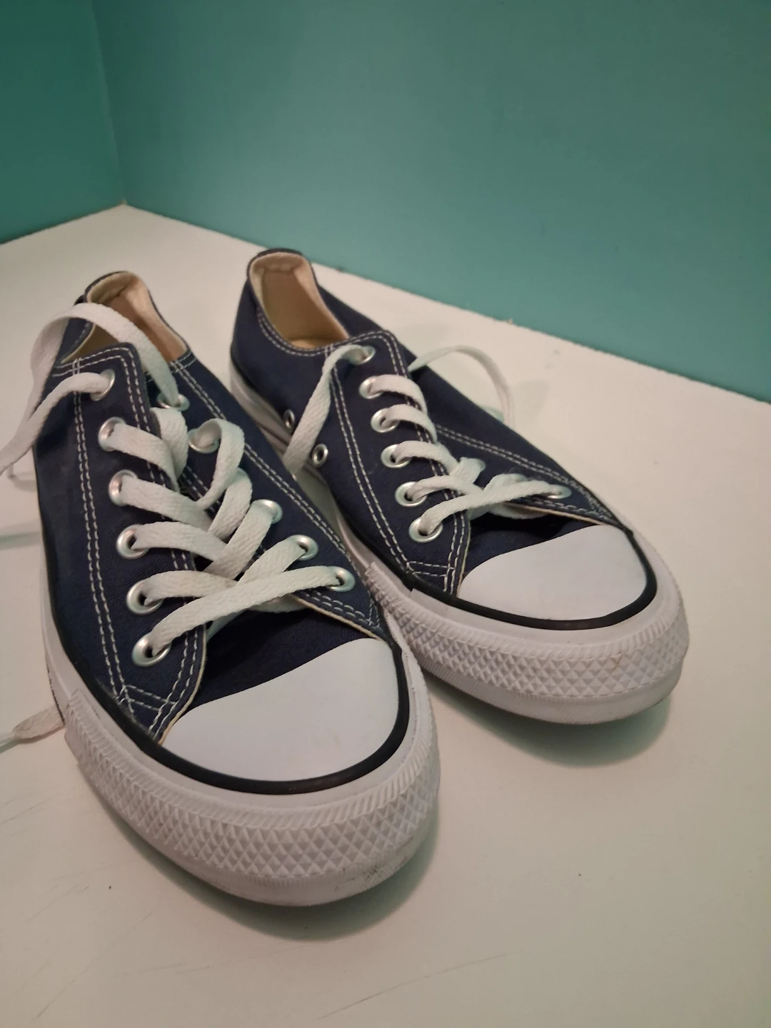 Converse All Star Navy Blue Low Top Sneakers - photo 2