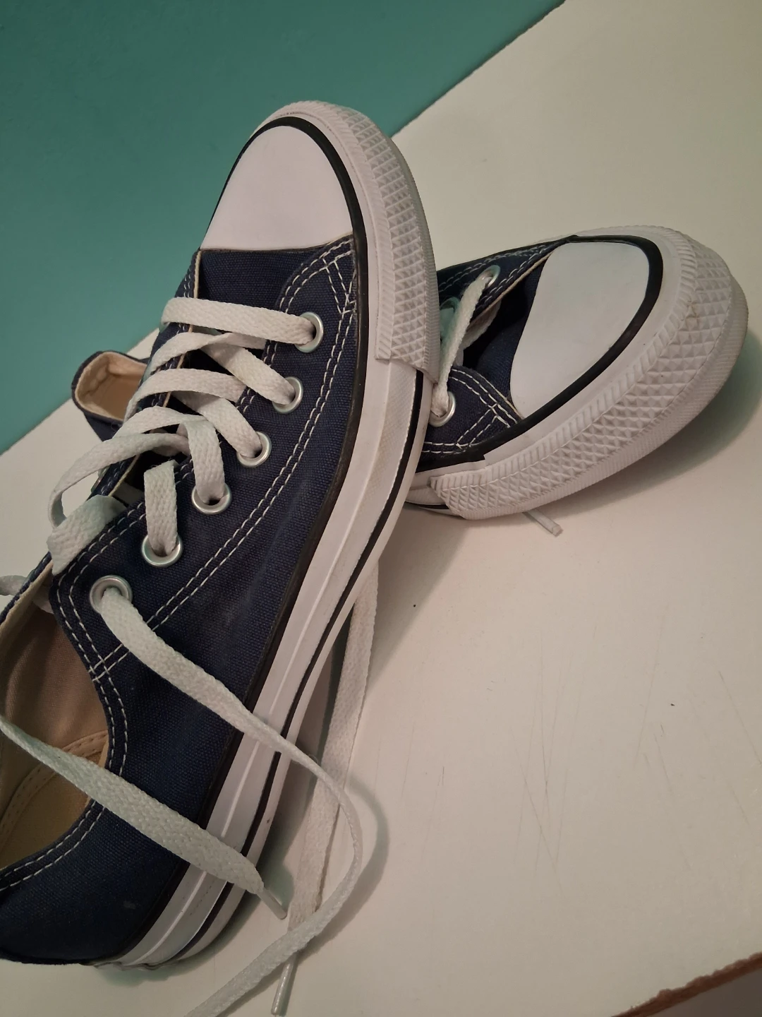 Converse All Star Navy Blue Low Top Sneakers - photo 3