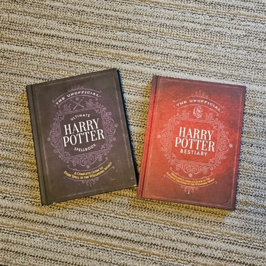 The Unofficial Ultimate Harry Potter Spellbook & Bestiary Books