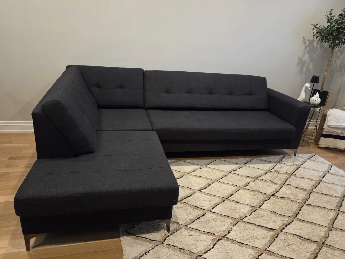 Dark Grey Sectional Sofa - 9ft x 6.7ft - photo 2