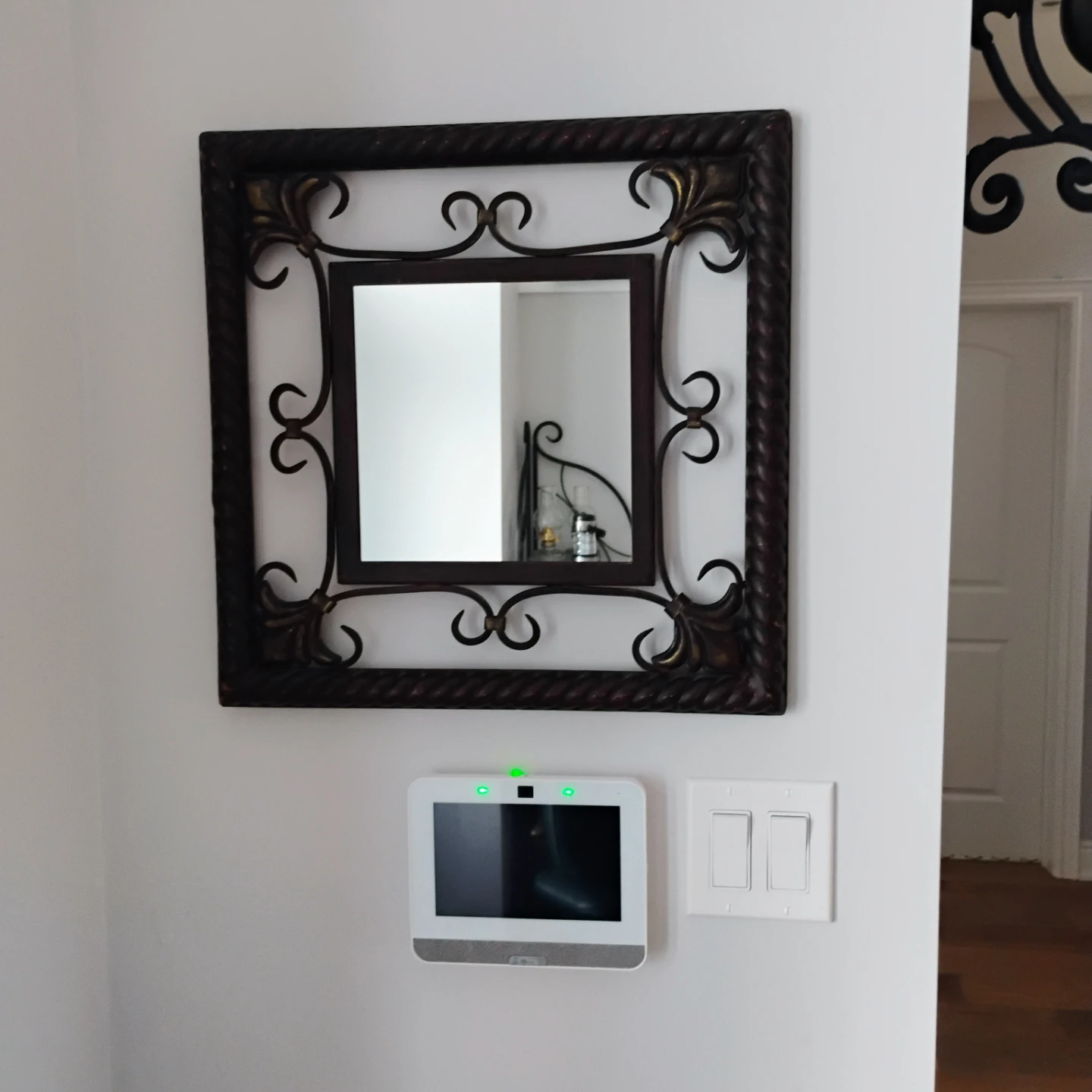 Ornate Square Wall Mirror