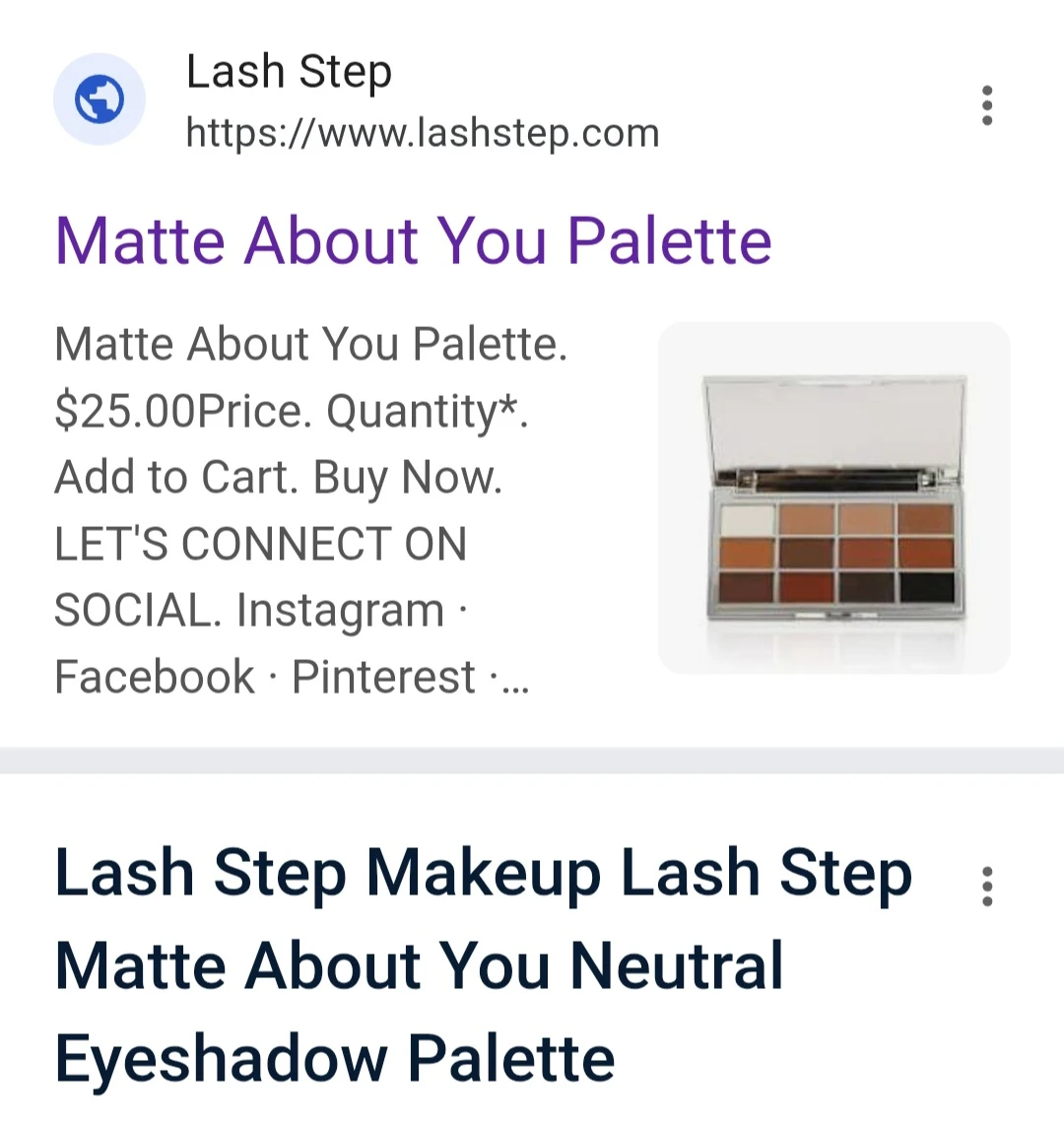 New ladies cosmetics including Lash Step Matte About You palette - photo 2