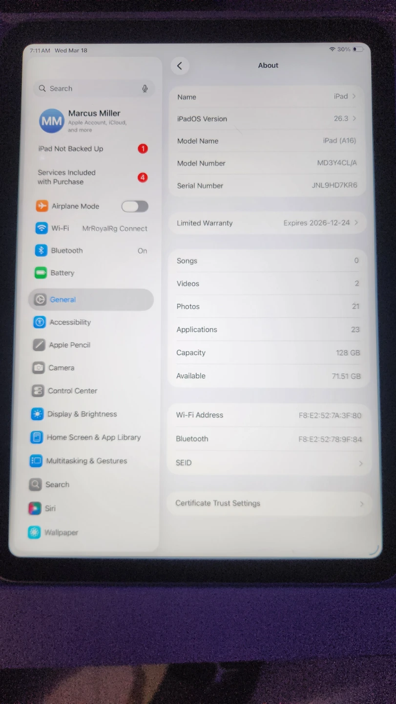 Apple iPad (11th Gen) 128GB Wi-Fi - Silver - photo 5