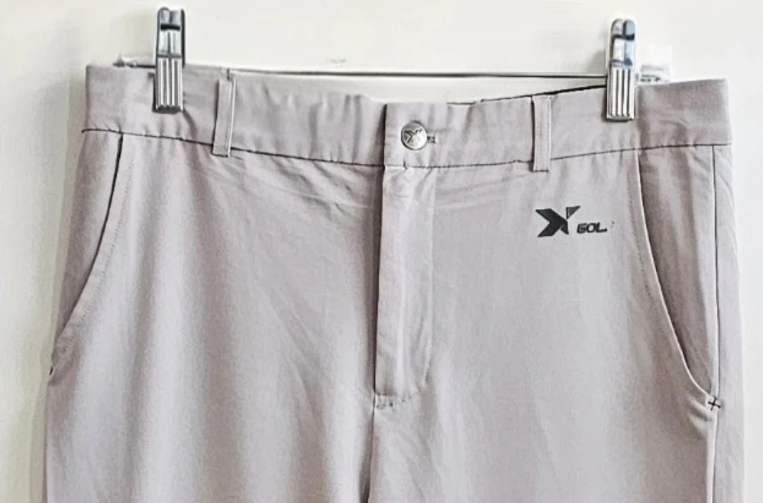 Grey 4 Way Stretch Men's Golf Pants 32 waist