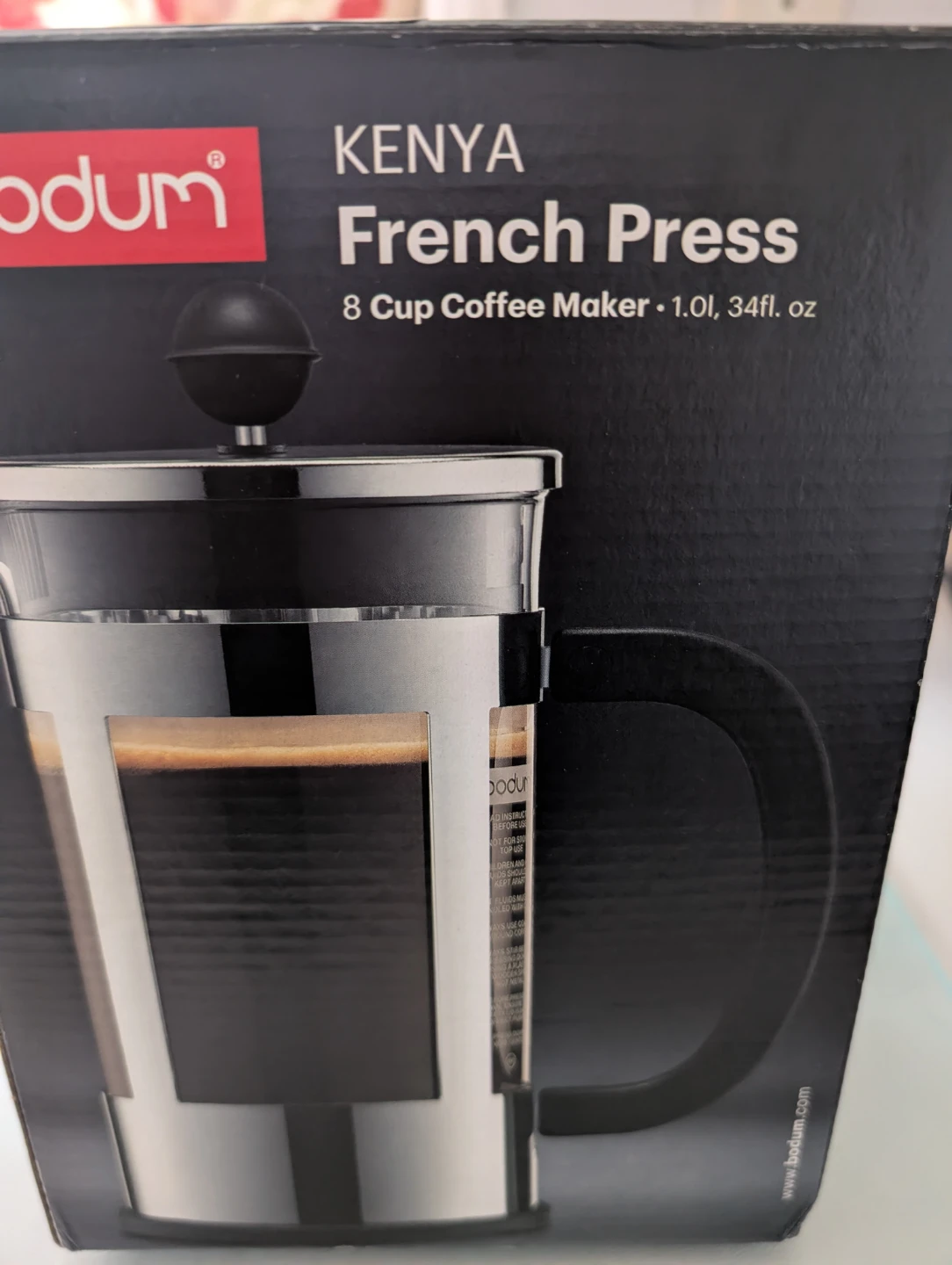 Coffee maker. Bodum Kenya French Press 8 Cup Coffee Maker