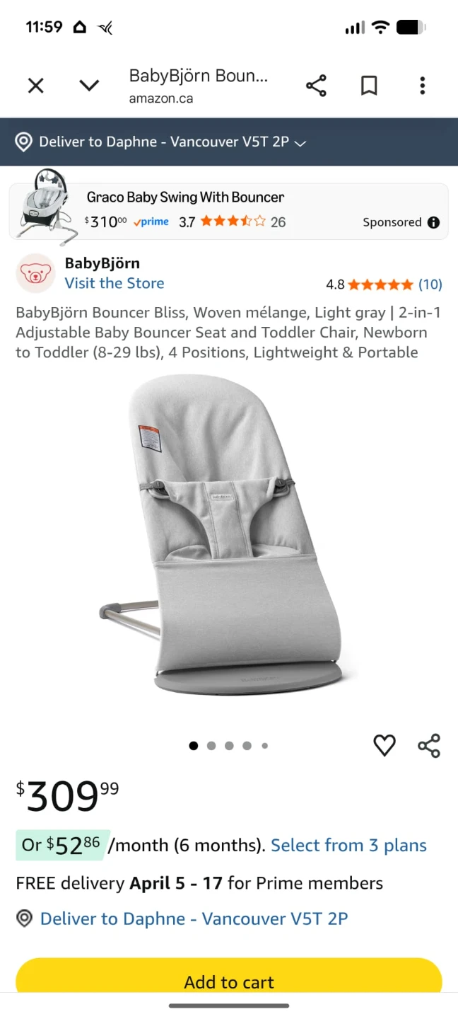 BabyBjörn Bouncer - photo 2
