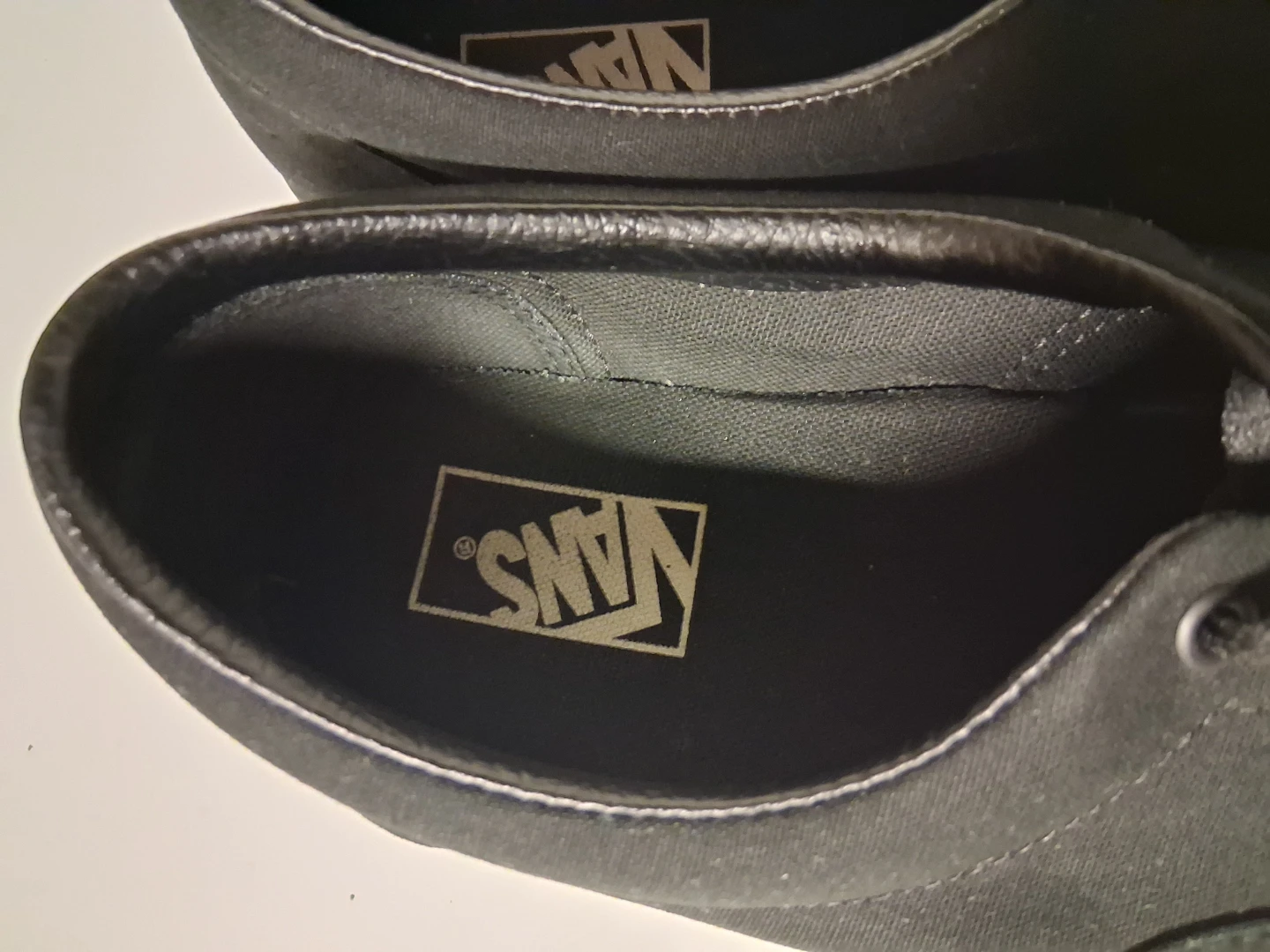 Vans Black Canvas Lace-Up Sneakers 12us - photo 2