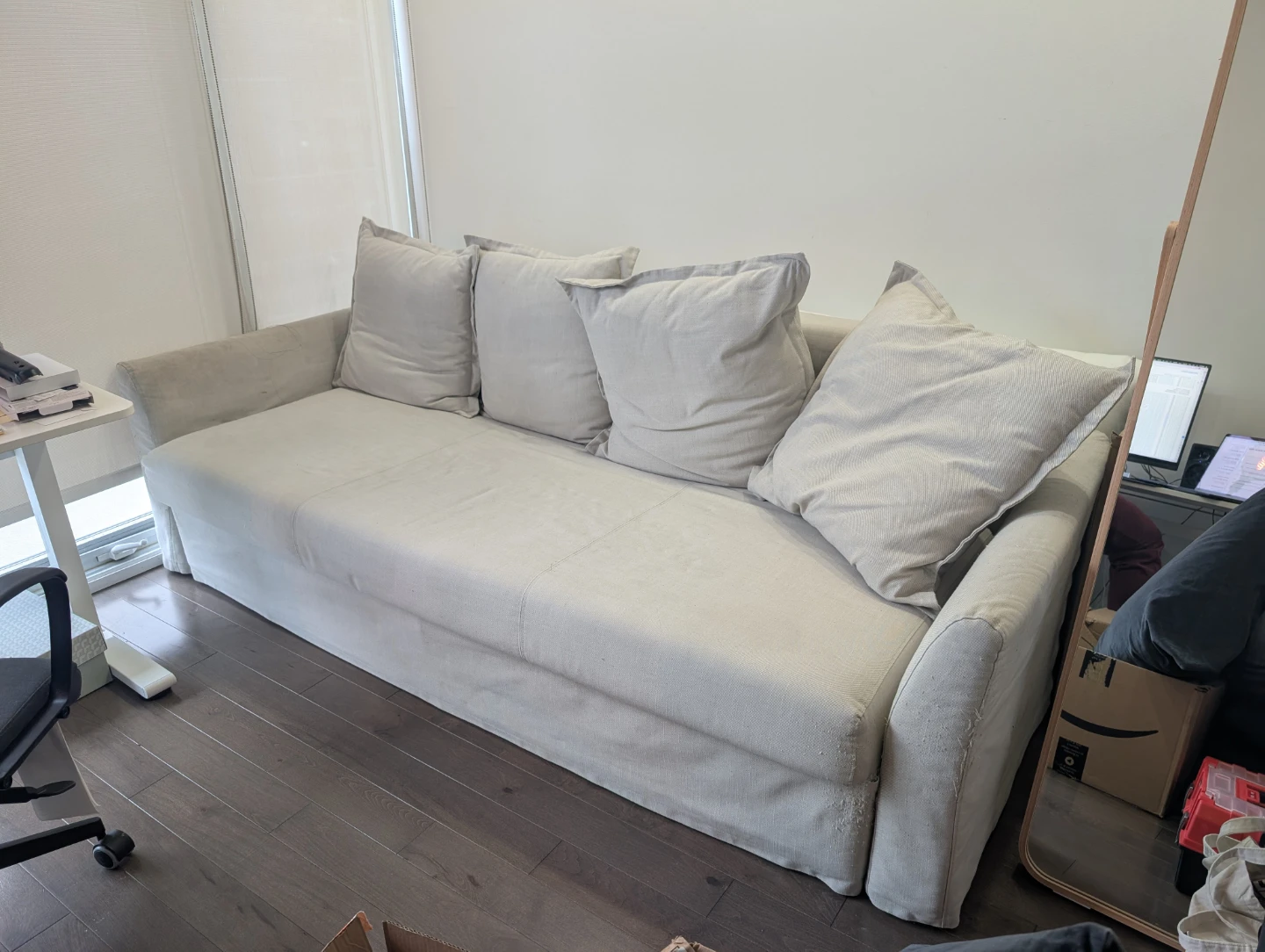 IKEA HOLMSUND Sofa Bed - Beige
