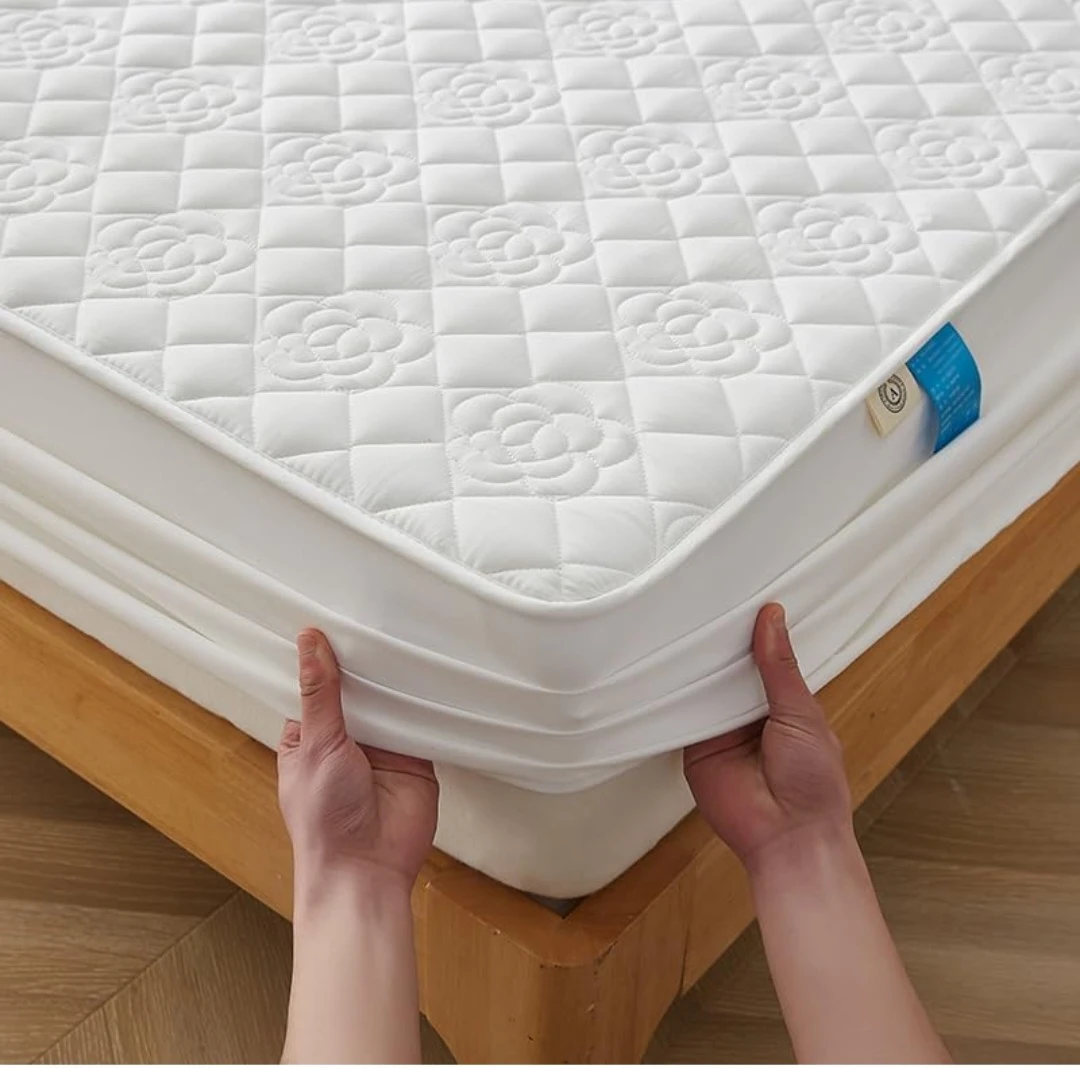 Quilted Fitted Mattress Protector - photo 4
