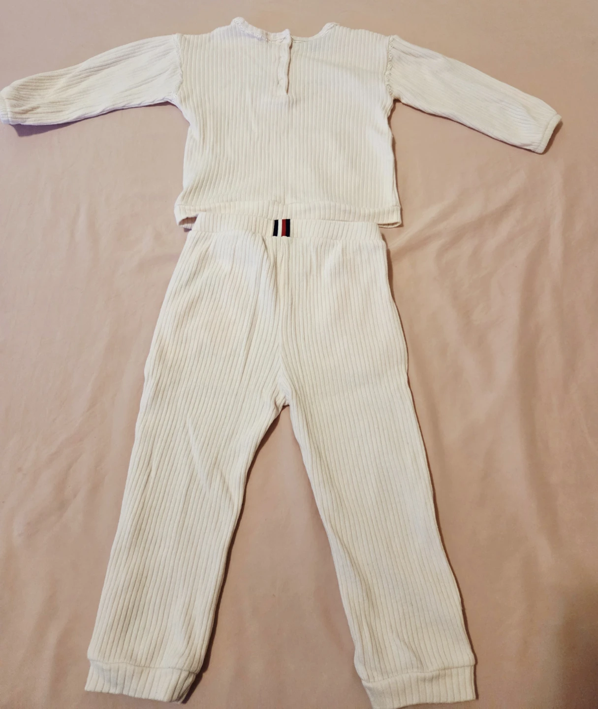 Tommy Hilfiger Baby Outfit - Light pink Ribbed Set - photo 3