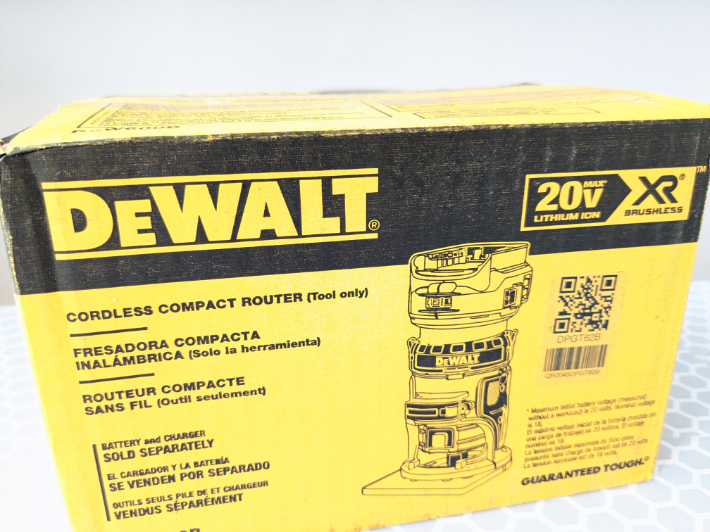 20V Max DeWalt XR Cordless Compact Router