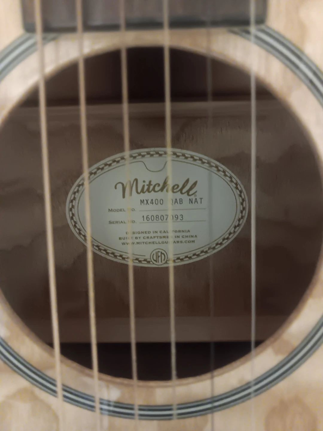 Mitchell Acoustic Guitar - photo 3