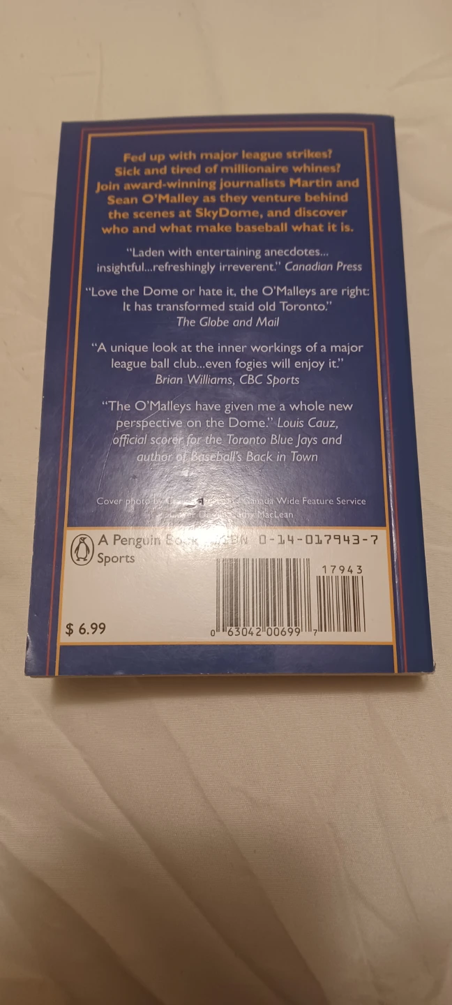 Vintage Game Day Blue Jays at Skydome Book - photo 2