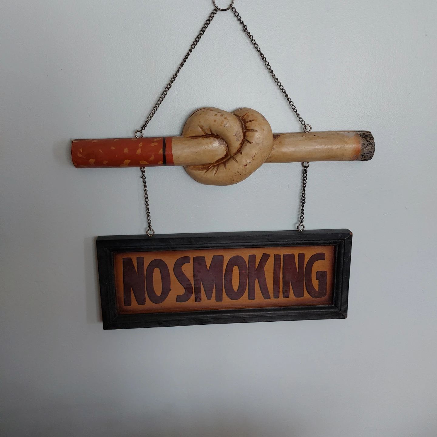 Novelty "No Smoking" Sign with Cigarette Design - photo 2