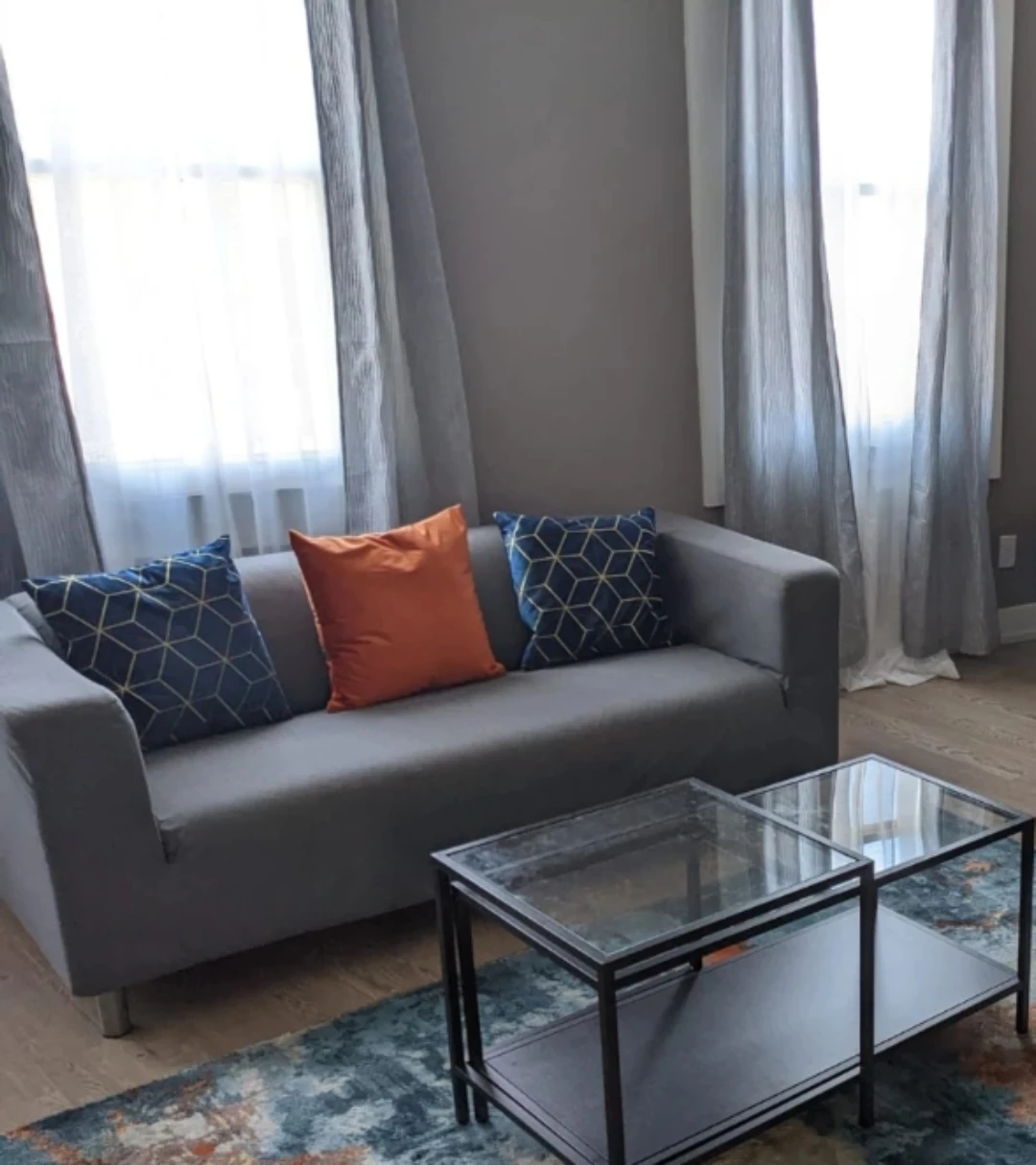 IKEA KLIPPAN Grey Loveseat Sofa