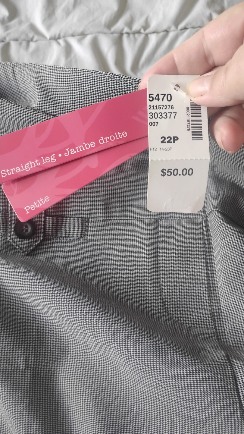 Penningtons Petite Straight Leg Pants Size 22P - photo 2