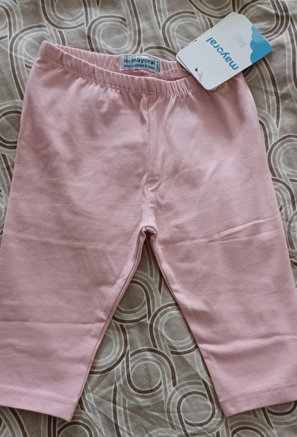 Mayoral Baby Pink Leggings Size 18 Months - photo 3