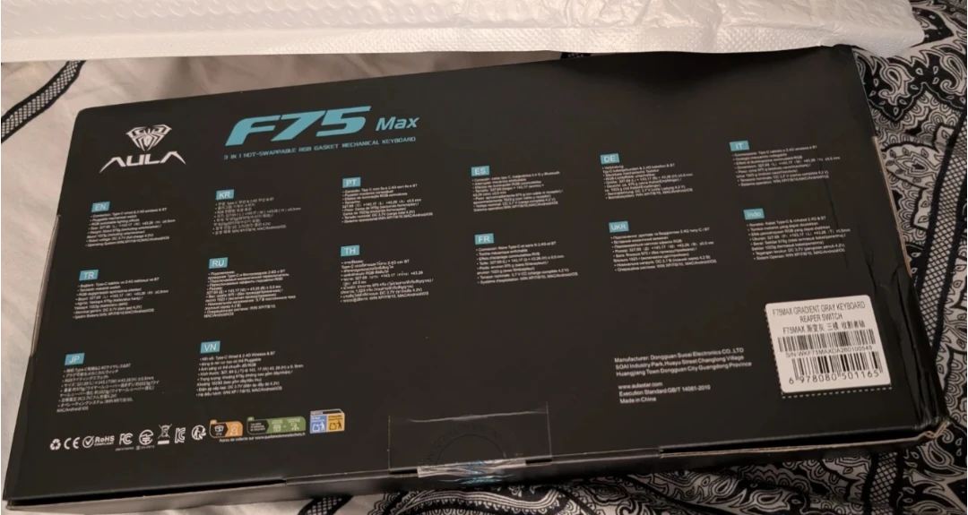 AULA F75 Max Mechanical Keyboard - photo 4