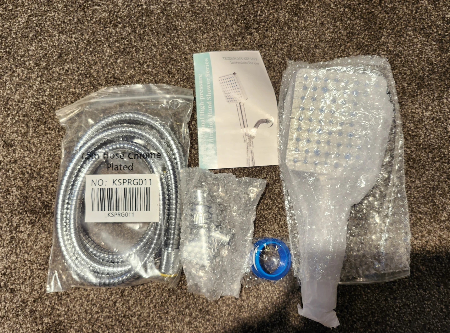Cobbe High Pressure Handheld Shower Head with 6 Settings - photo 4