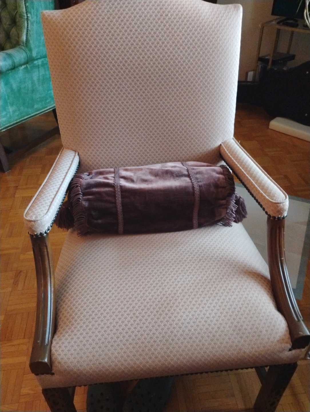 Velvet Bolster Pillow