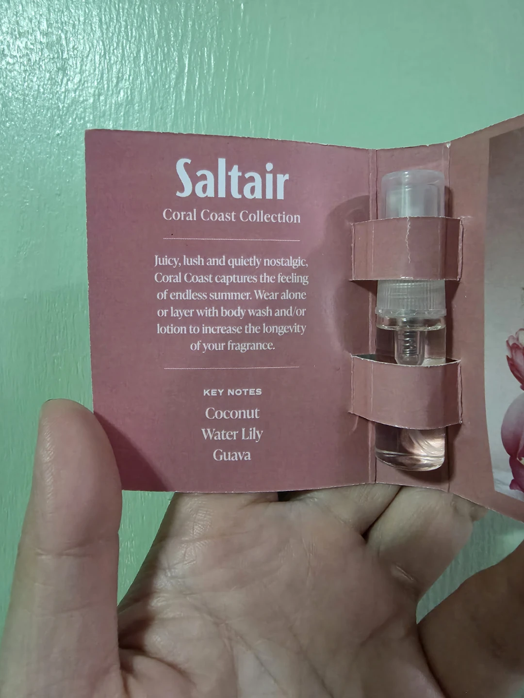 Saltair Coral Coast Fine Fragrance Mist Sample 2ct - photo 2