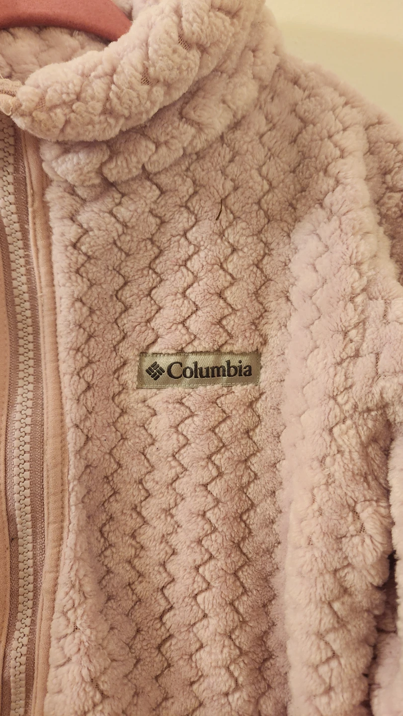 Kids Columbia Lilac Fleece Jacket XS - photo 2