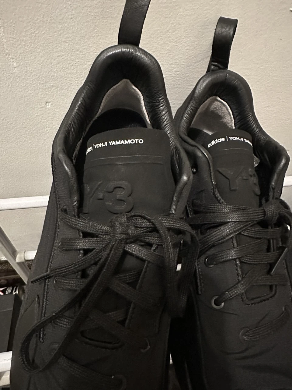 Y-3 Adidas Yohji Yamamoto Black Sneakers - photo 3