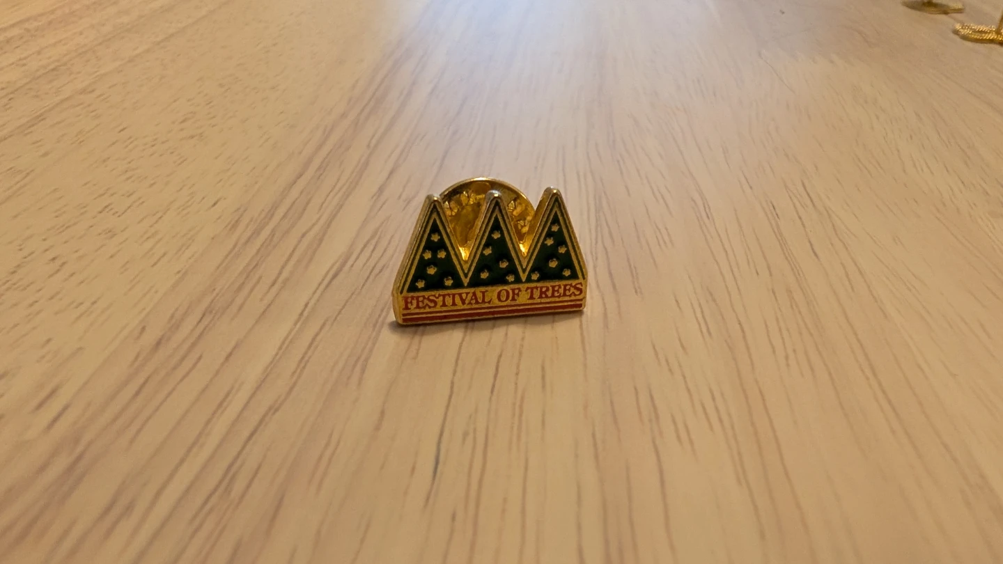 Brand New Festival of Trees Lapel Pin