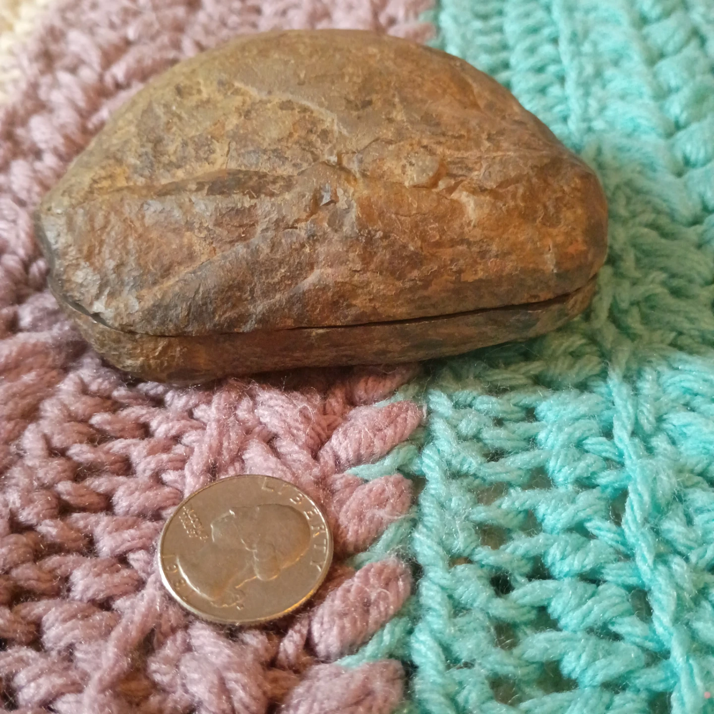 Pair of Agate Slices/meditation stones - photo 4