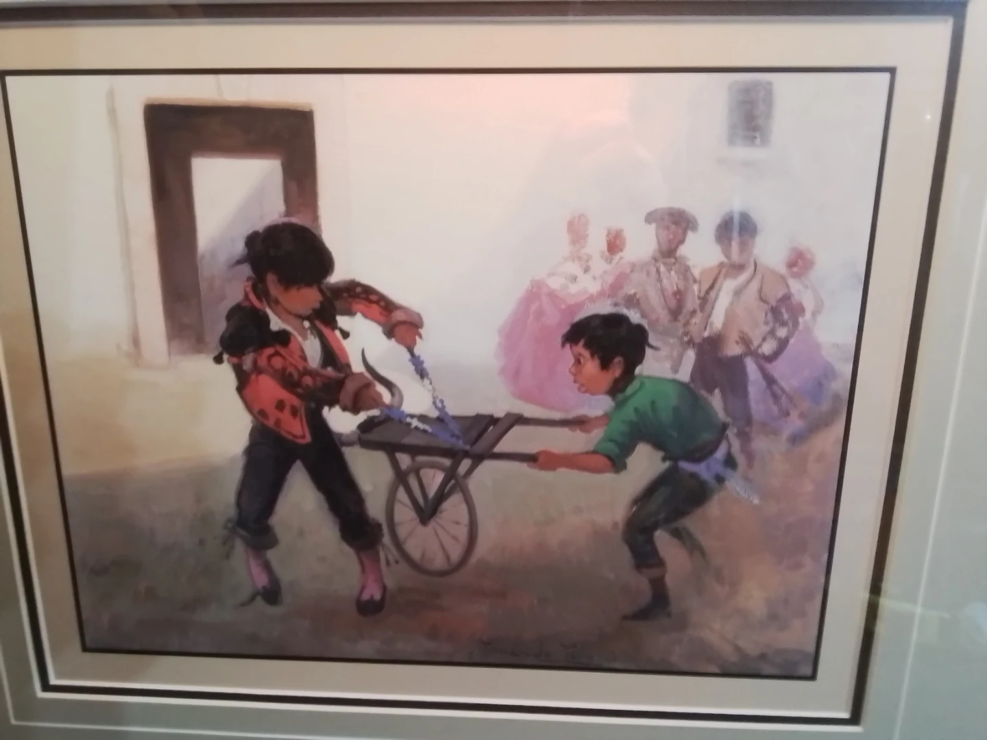 "Yong Matadors" Signed by Fernando Toro 22x19" - photo 2