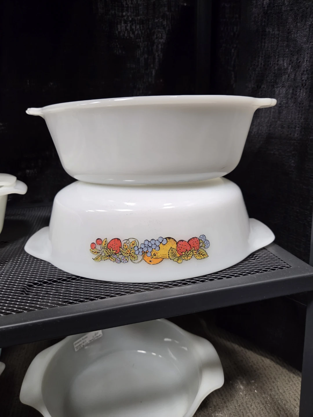 Fire-King Milk Glass Casserole Dishes (Set of 3) - photo 2