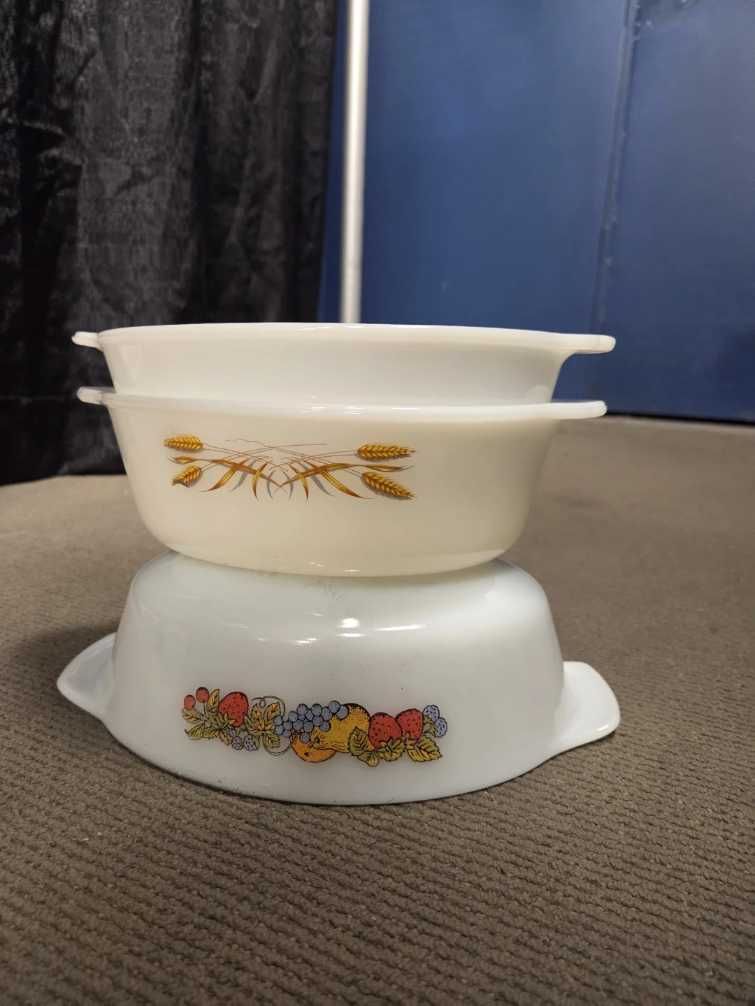 Fire-King Milk Glass Casserole Dishes (Set of 3) - photo 4