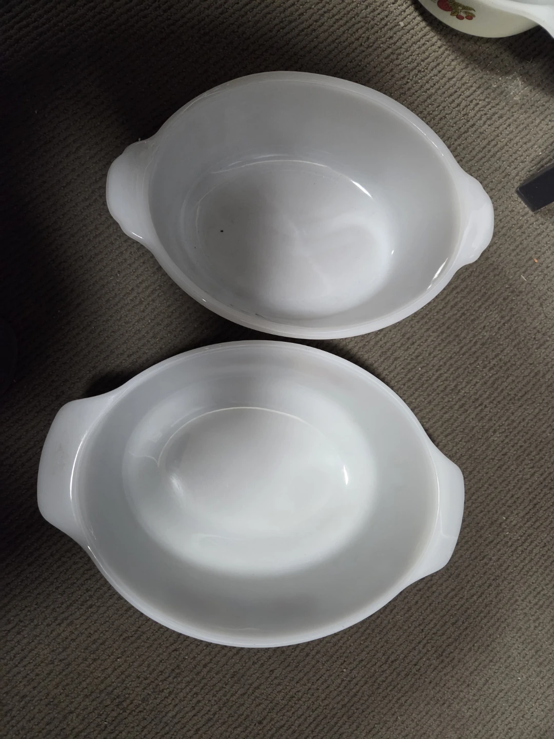 Fire-King Milk Glass Casserole Dishes (Set of 3) - photo 5