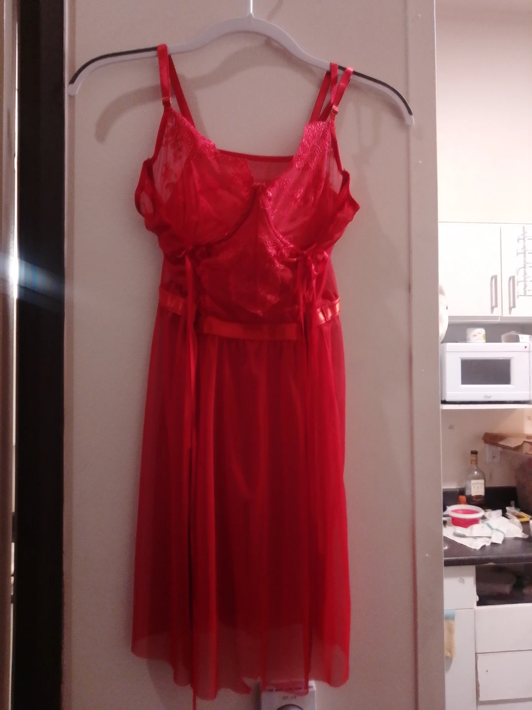 Red Lingerie Nightgown