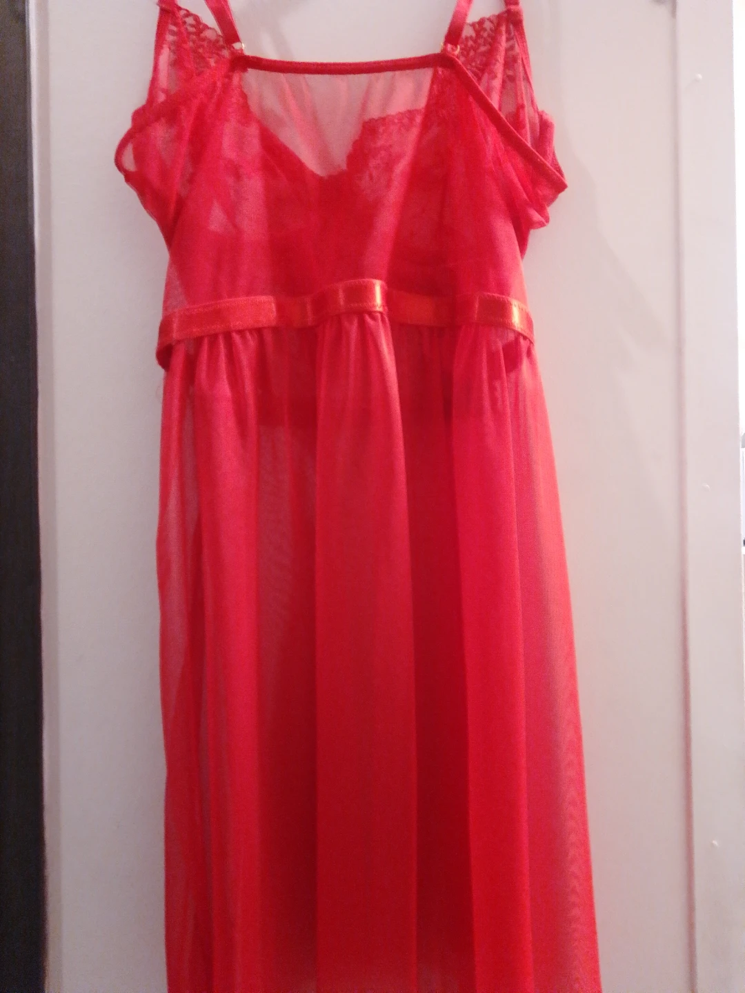 Red Lingerie Nightgown - photo 3