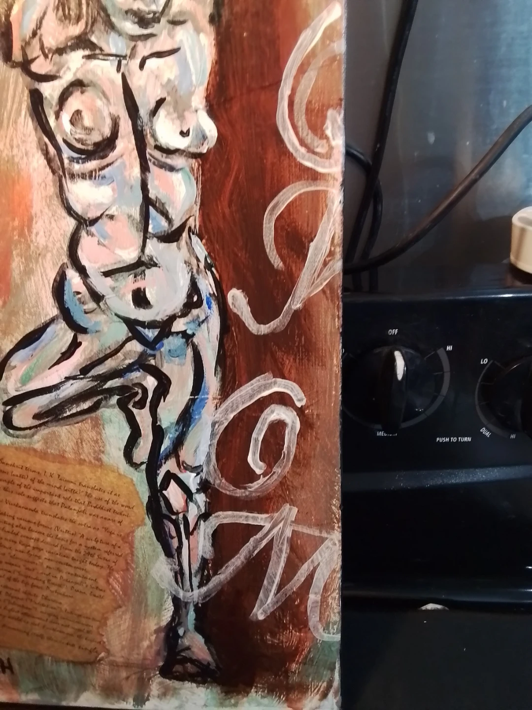 Mix Media "Balance",2010, by artist J. Lynch 12x24" - photo 5
