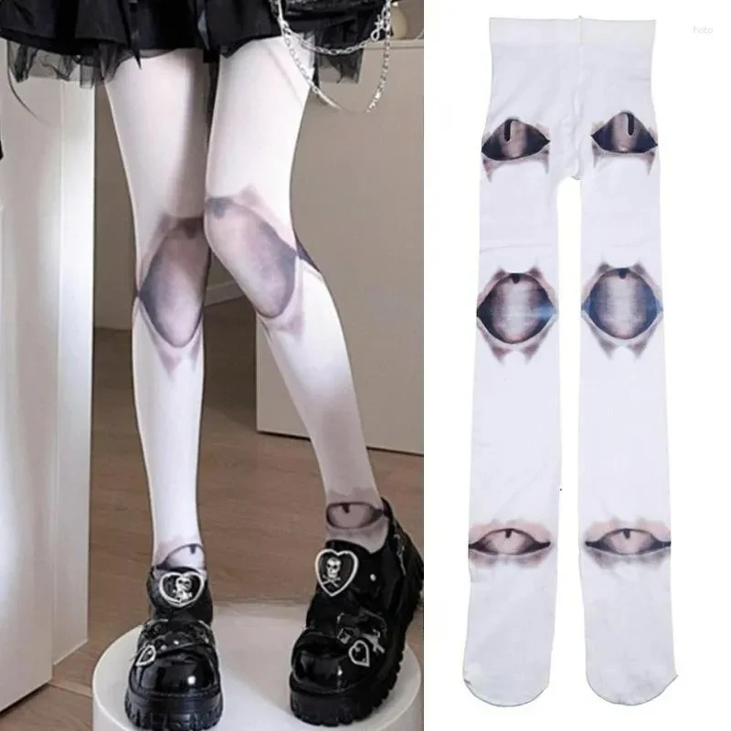 White Tights with Ball jointed doll Print