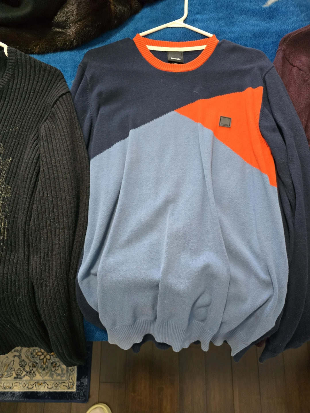 Men's Colour Block Crew Neck Sweater - photo 2