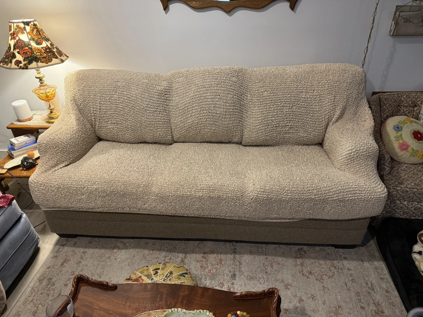 Tan Fabric Sofa - photo 3