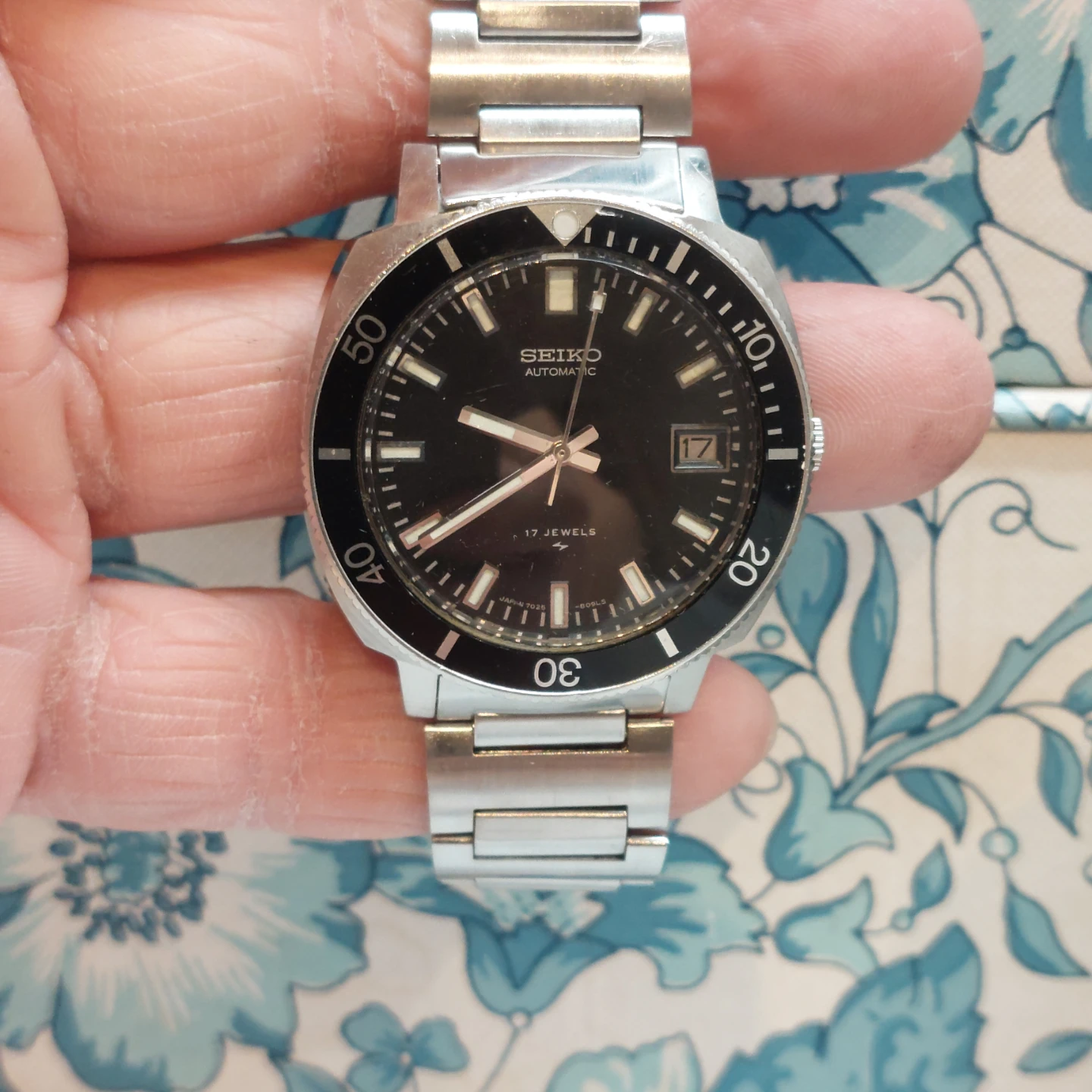 Vintage 1970s Seiko automatic divebwatch