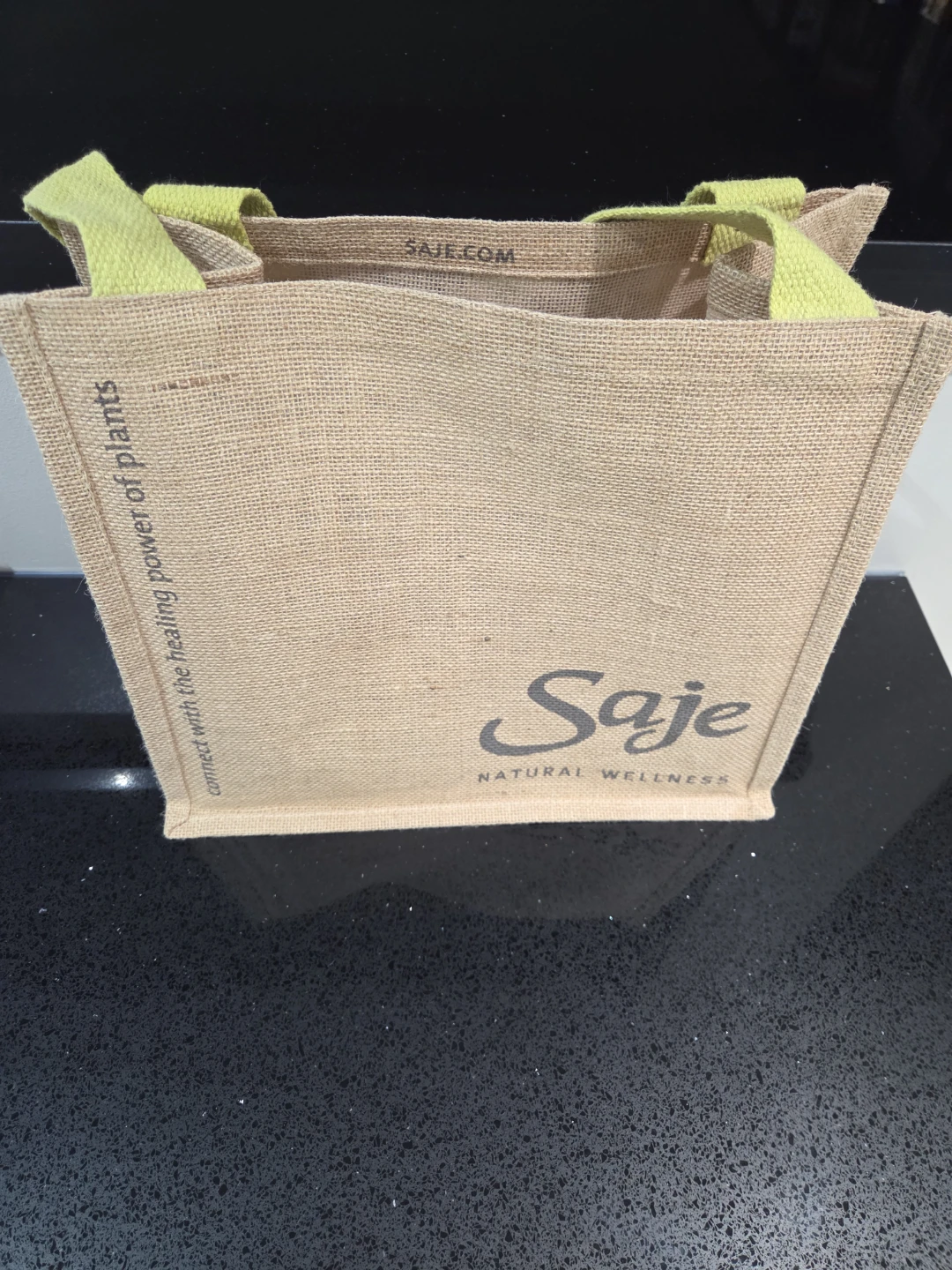 FREE Saje jute bag, large size